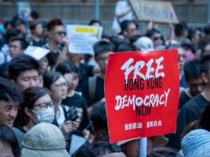 Democracy protest in Hong Kong