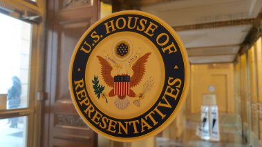  US HOUSE OF REPRESENTATIVES emblem at HOUSE OFFICE BUILDING