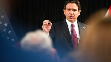 Gov. Ron DeSantis speaks at The Freedom Institute of Collier County in Naples