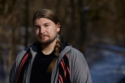 Haskell Indian Nations University Student Journalist Jared Nally