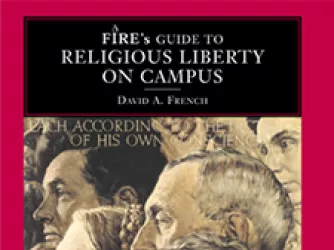 Cover to FIRE's Guide to Religious Liberty on Campus