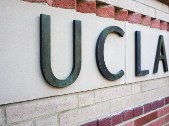 UCLA sign at the University of California Los Angeles