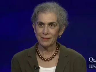 University of Pennsylvania law professor Amy Wax, seen here in 2018 during an appearance on C-SPAN