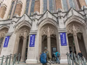 The University of Washington campus in the city of Seattle