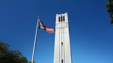 NC State's Memorial Bell Tower