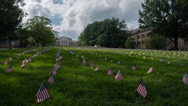 Saint Louis University Opposes Putting American Flags In