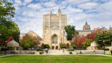 Sterling Memorial Library at Yale University. 