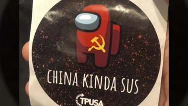 China Kinda Sus sticker