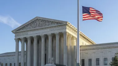 Supreme Court building in Washington DC