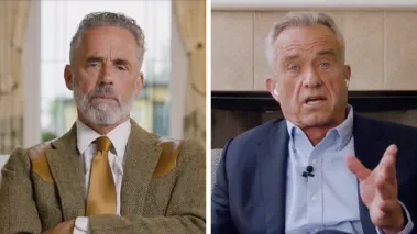 Jordan Peterson and Robert F. Kennedy Jr.