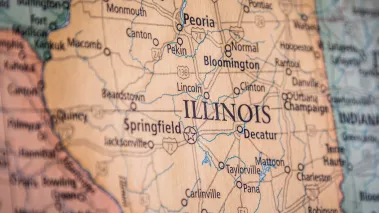 map of Illinois