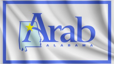 Flag of Arab Alabama waving flag of Arab vector background 