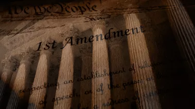 First Amendment text of the United States Constitution and US Supreme Court