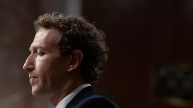 CEO and founder of Facebook Mark Zuckerberg listens to questions during a Senate Judiciary Committee hearing on Jan 31 2024..jpg