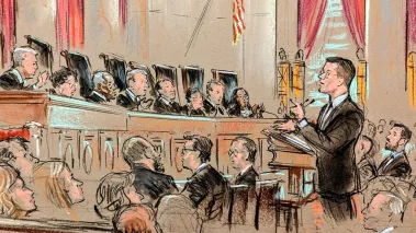 John Sauer argued on behalf of Donald Trump before the Supreme Court in April's Trump v. United States.