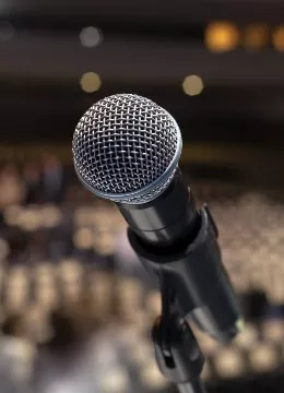 microphone closeup