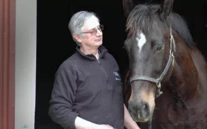 Jeff Klinzman and horse