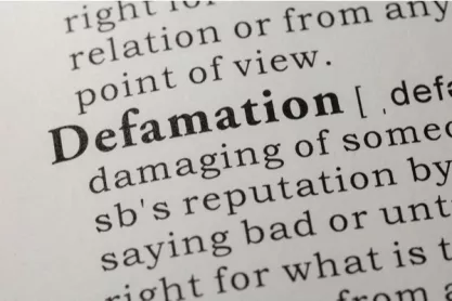 Defamation dictionary