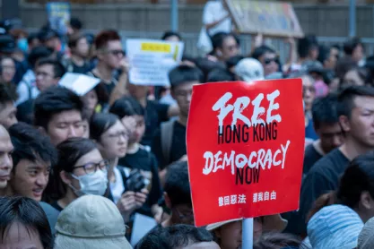 Democracy protest in Hong Kong