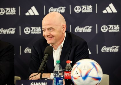 FIFA President Gianni Infantino smiles during The FIFA World Cup 2026