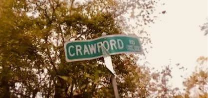 Crawford Road sign