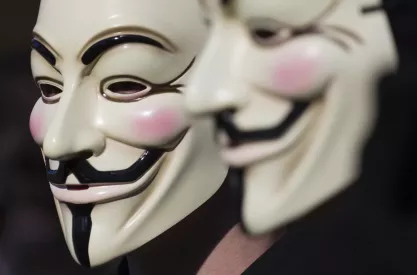 Guy Fawkes masks