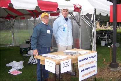 MacMods founders Jim Burho (left) class of 1970, and Bob Spaulding class of 1964