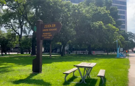 Free Speech Zone in Zeidler Union Square outside the RNC in Milwaukee