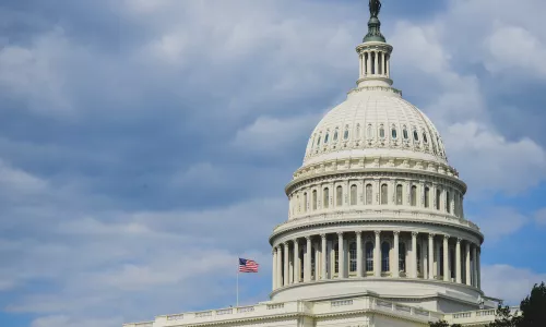 US Capitol Building dome on a sunny day