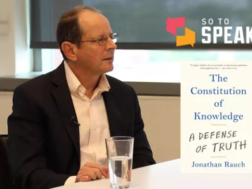 The Constitution of Knowledge with Jonathan Rauch