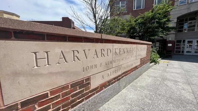 Harvard Kennedy School sign