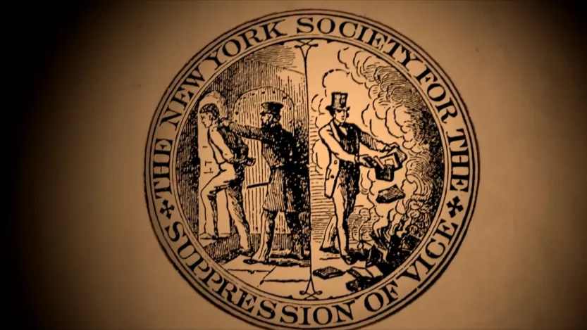 Emblem of the New York Society for the Suppression of Vice